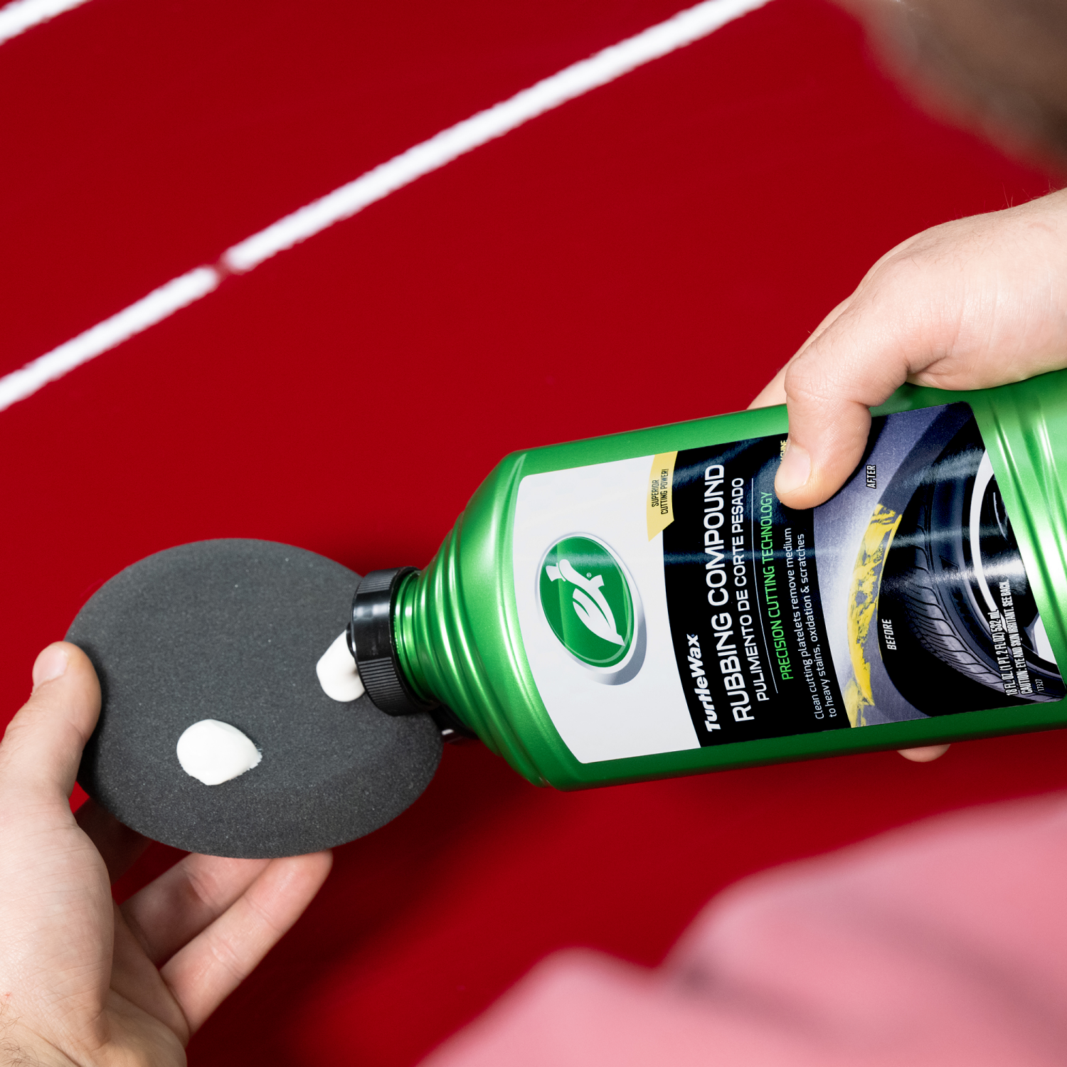 slide 4 of 4, Turtle Wax Premium Rubbing Compound, 18 oz