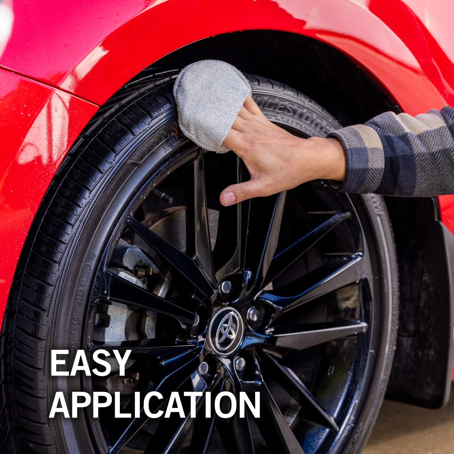 slide 7 of 7, Turtle Wax Wet and Black Tire Shine, 23 oz