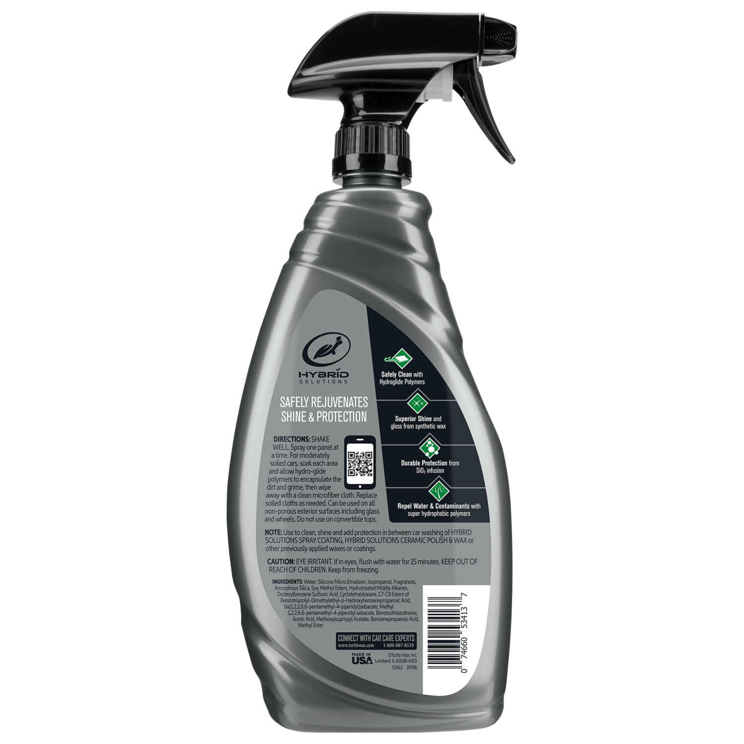 slide 4 of 5, Turtle Wax Hybrid Solutions Ceramic 3-in-1 Detailer, 32 oz