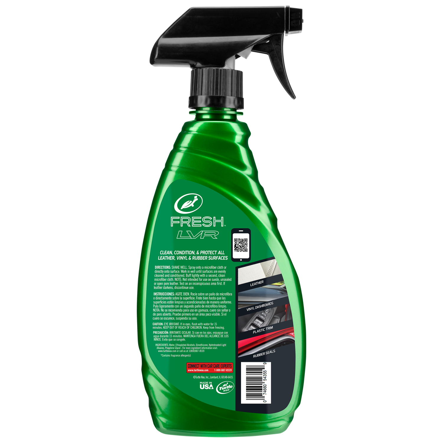 slide 5 of 7, Turtle Wax Fresh LVR Protectant 16 oz., 16 oz