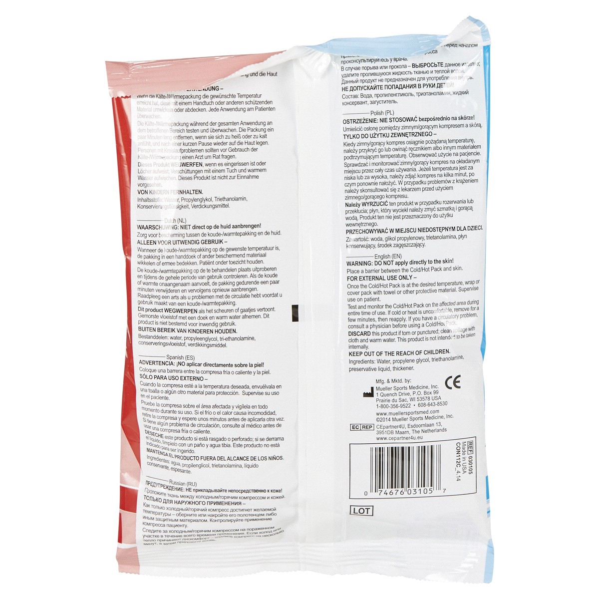 slide 21 of 29, Mueller Reusable Hot/Cold Pack, 1 ct