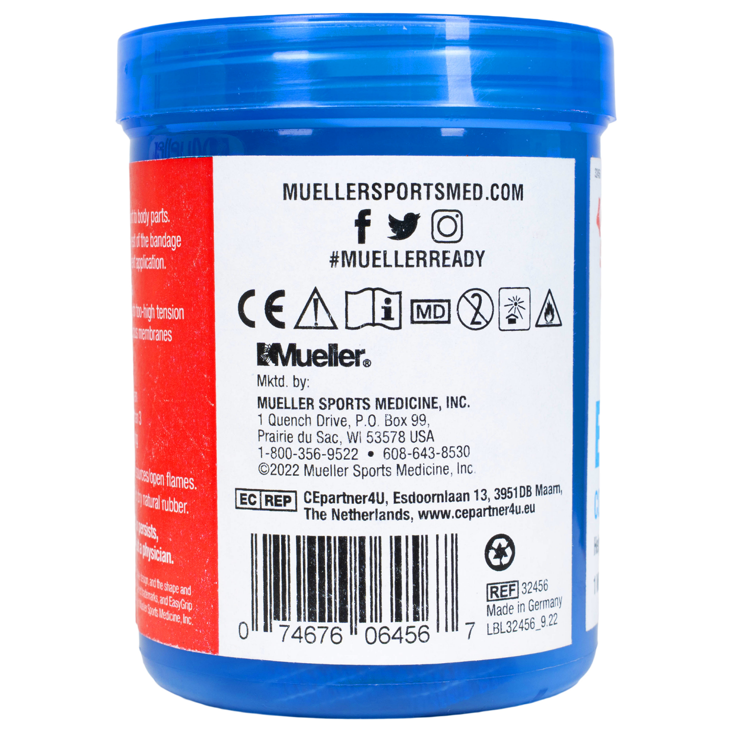 slide 2 of 2, Mueller Easygrip Ice Cooling Compression Wrap, 1 ct