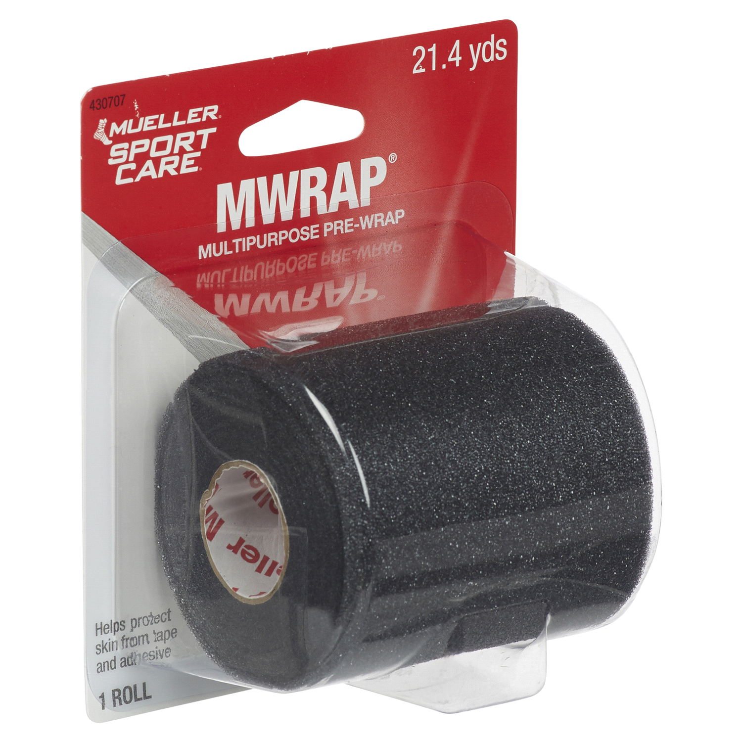 slide 4 of 5, Mueller Sport Care Black MWrap Multi-Purpose Pre-Wrap 1 ea, 1 ct