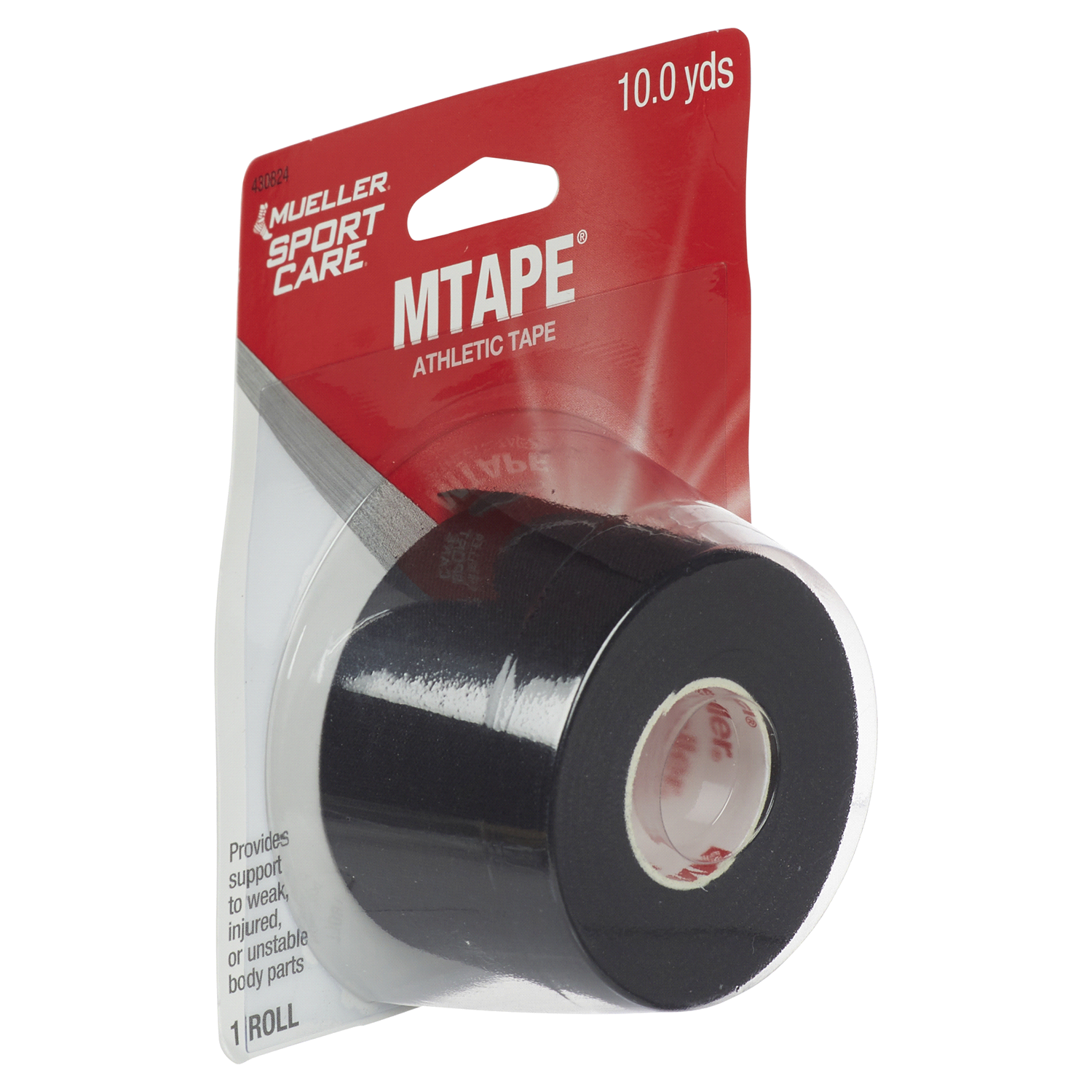 slide 4 of 5, Mueller Sport Care Black MTape Athletic Tape 1 ea, 1 ct