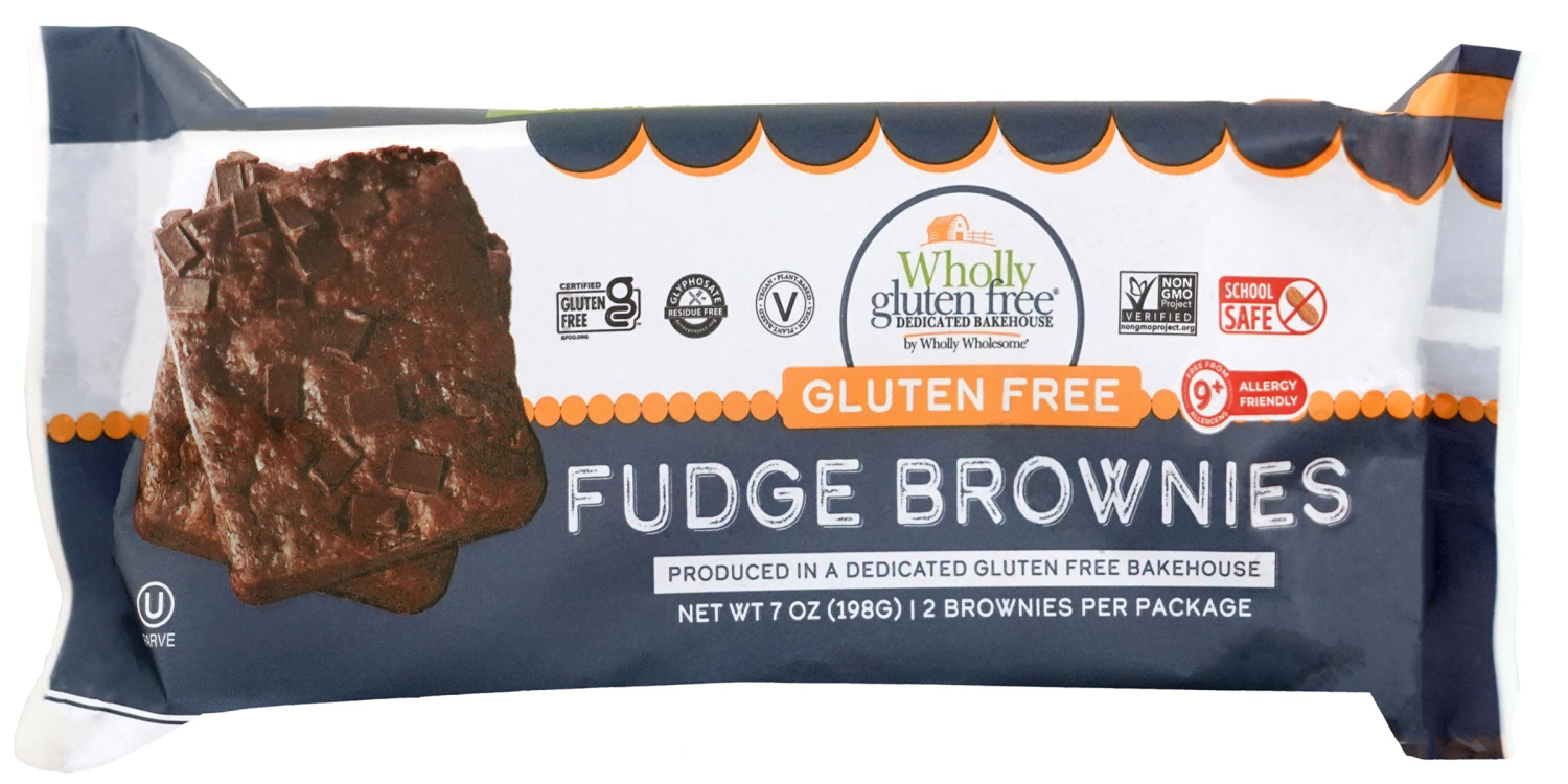 slide 1 of 4, Wholly Fudge Brownies, 7 oz