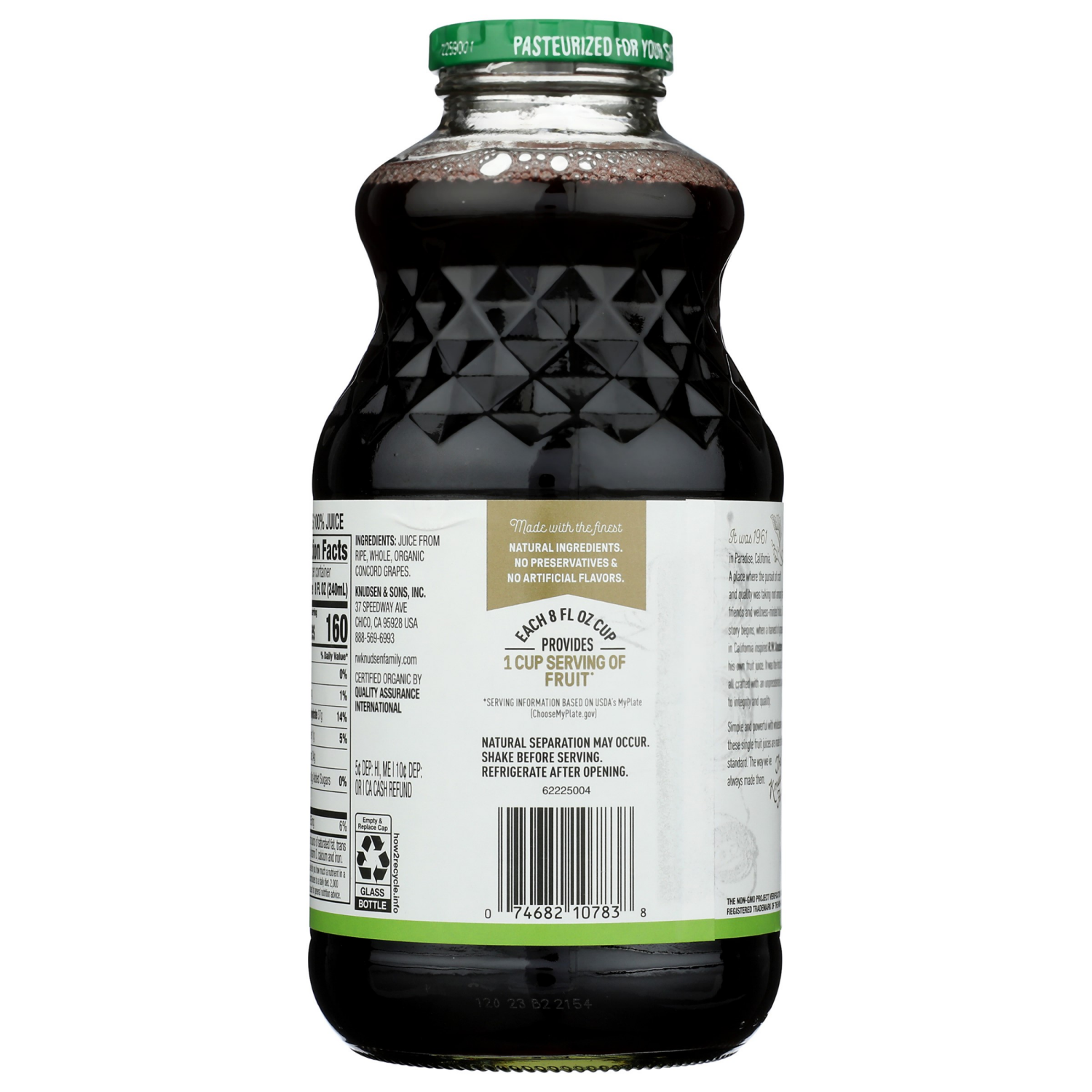 slide 2 of 3, R.W. Knudsen Juice, Concord Grape, 32 fl oz