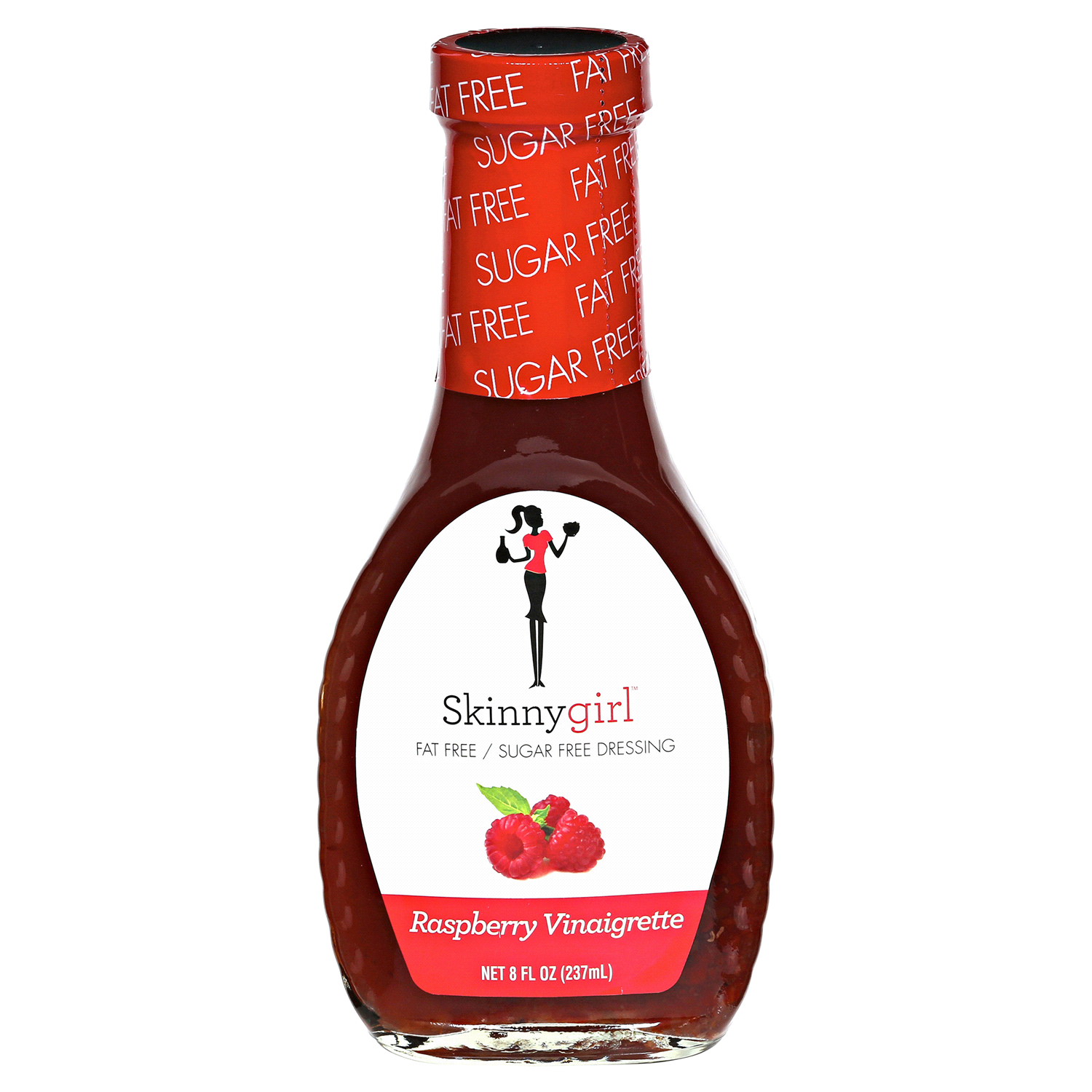 slide 1 of 3, Skinnygirl™ Raspberry Vinaigrette Fat Free/Sugar Free Salad Dressing 8 fl. oz. Bottle, 8 fl oz