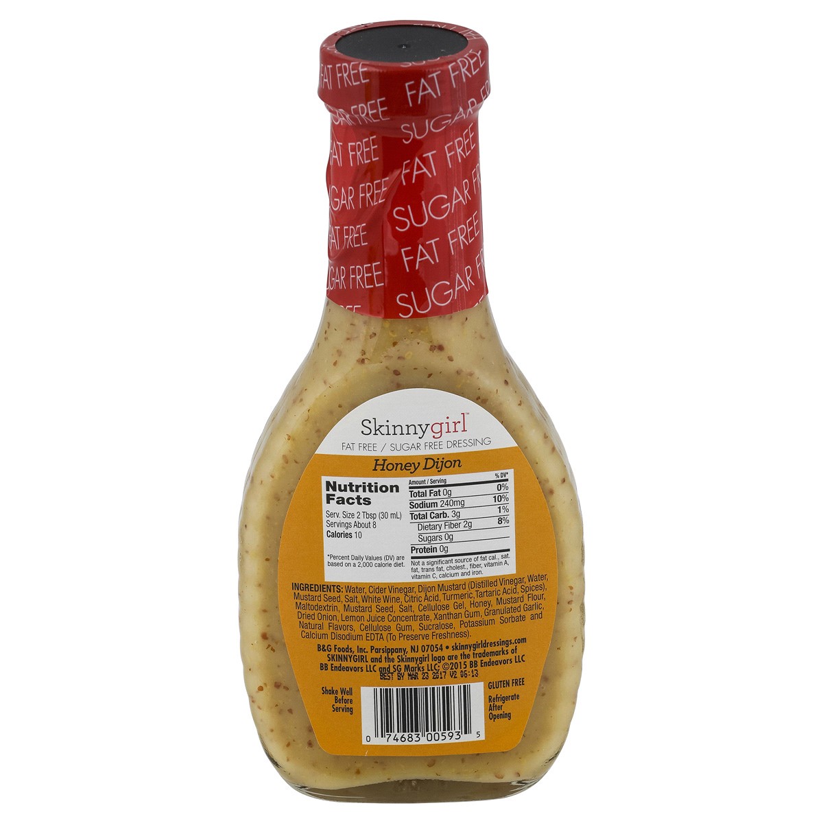 slide 2 of 2, Skinnygirl Fat Free/Sugar Free Honey Dijon Dressing 8 fl oz, 8 fl oz
