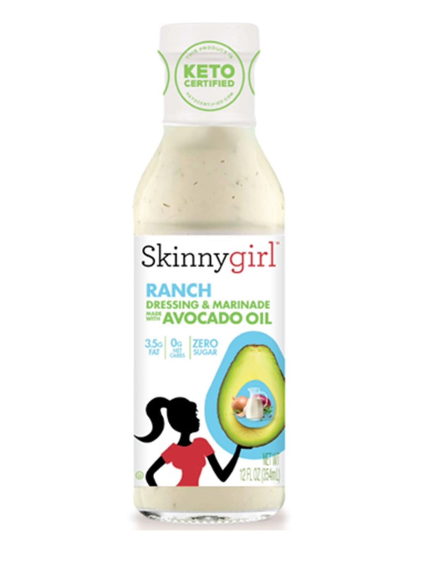 slide 1 of 1, Skinnygirl Avocado Oil Garden Ranch Dressing & Marinade 11.5 fl oz, 11.5 fl oz