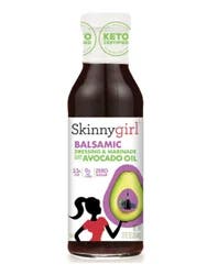 Skinnygirl Avocado Oil Zesty Balsamic Dressing and Marinade, Gluten Free Salad Dressing, 11.5 Fl Oz