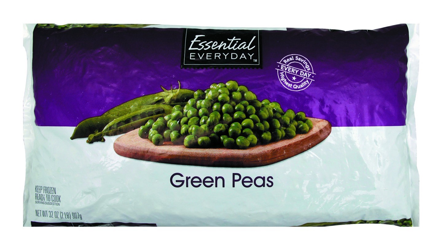 slide 1 of 1, Essential Everyday Green Peas, 32 Ounce, 32 oz