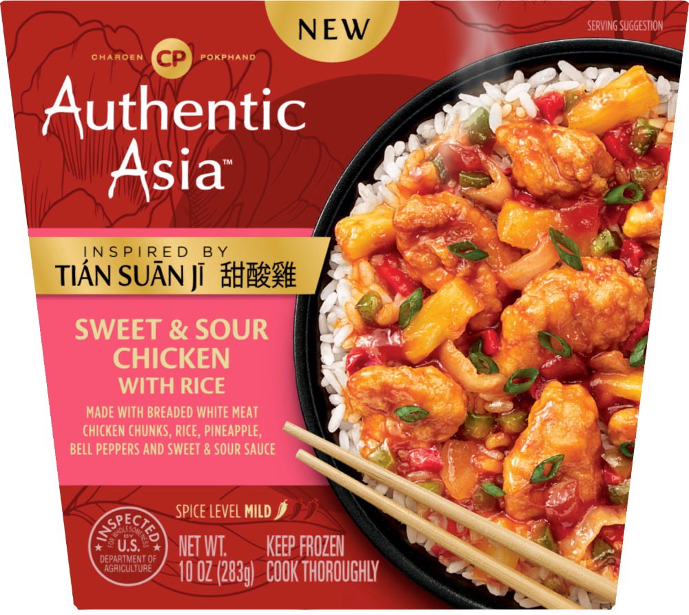 slide 1 of 1, Authentic Asia™ Sweet & Sour Chicken with Rice, 10 oz