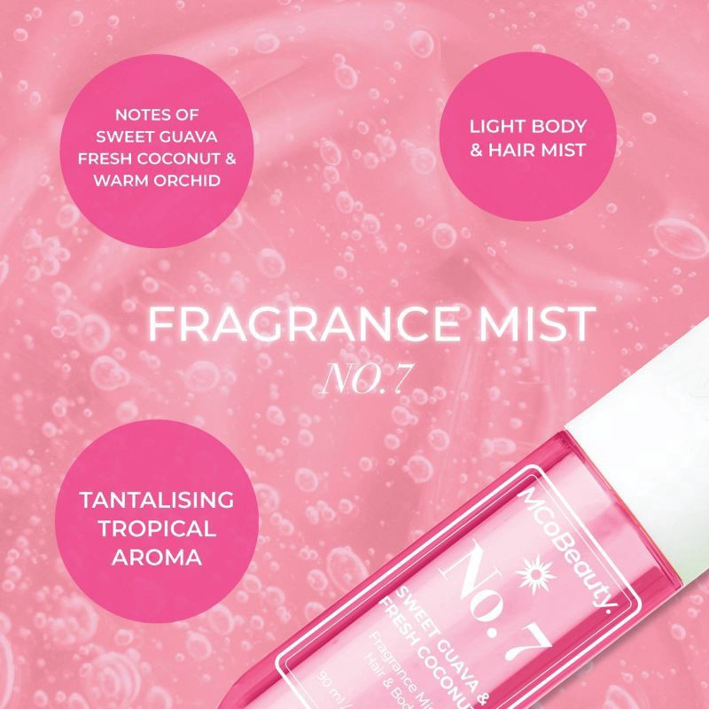 slide 4 of 8, MCoBeauty Fragrance Mist - No. 7 - Sweet Guava & Fresh Coconut - 3.04 fl oz, 3.04 fl oz