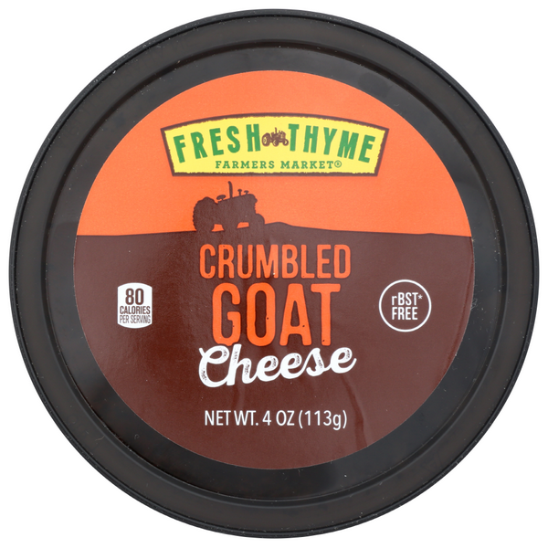 slide 1 of 1, Fresh Thyme Cheese Goat Crumbles, 3.5 oz