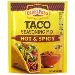 Old El Paso Hot & Spicy Taco Seasoning, 1 oz.