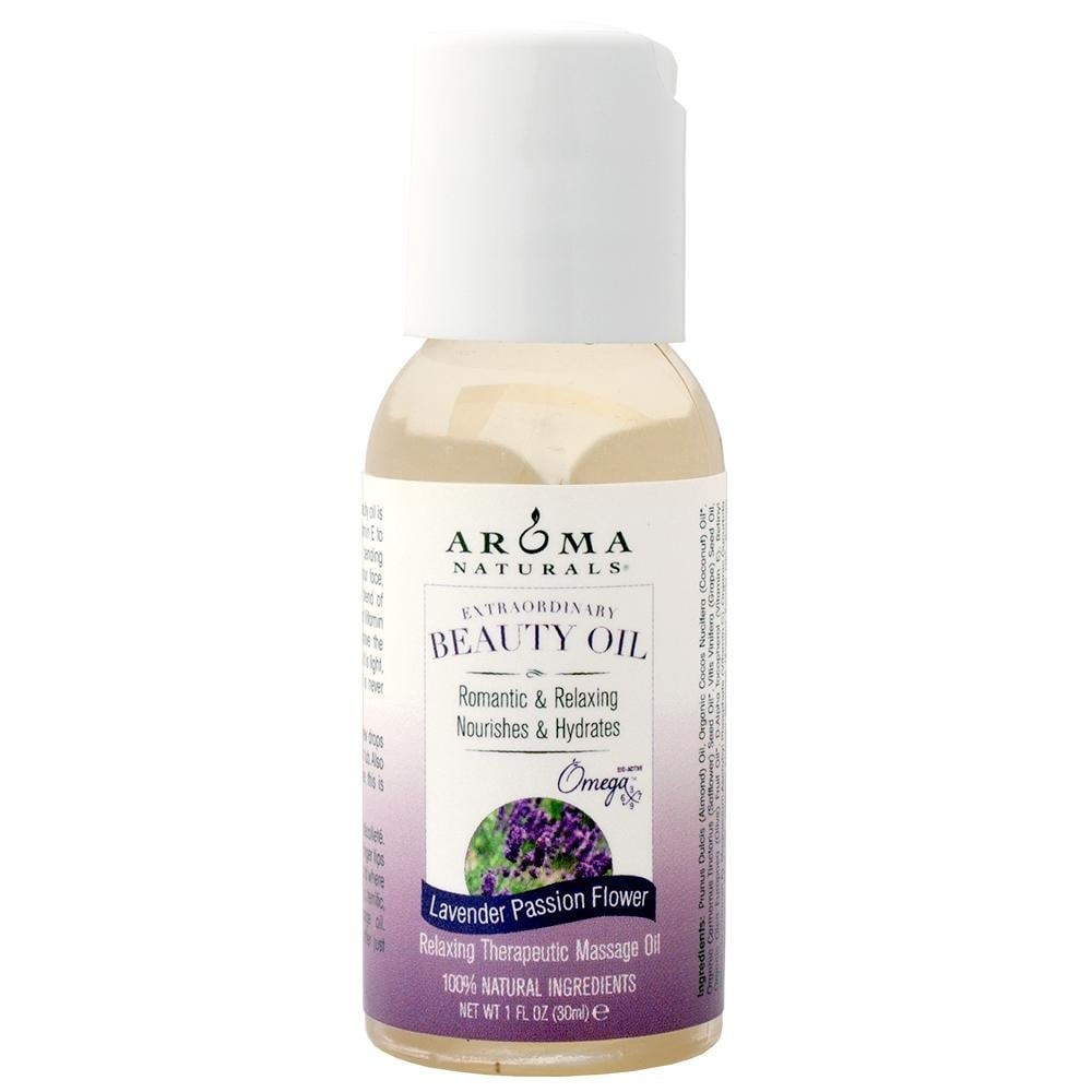 slide 1 of 1, Aroma Naturals Lavender Flower Massage Oil, 1 fl oz