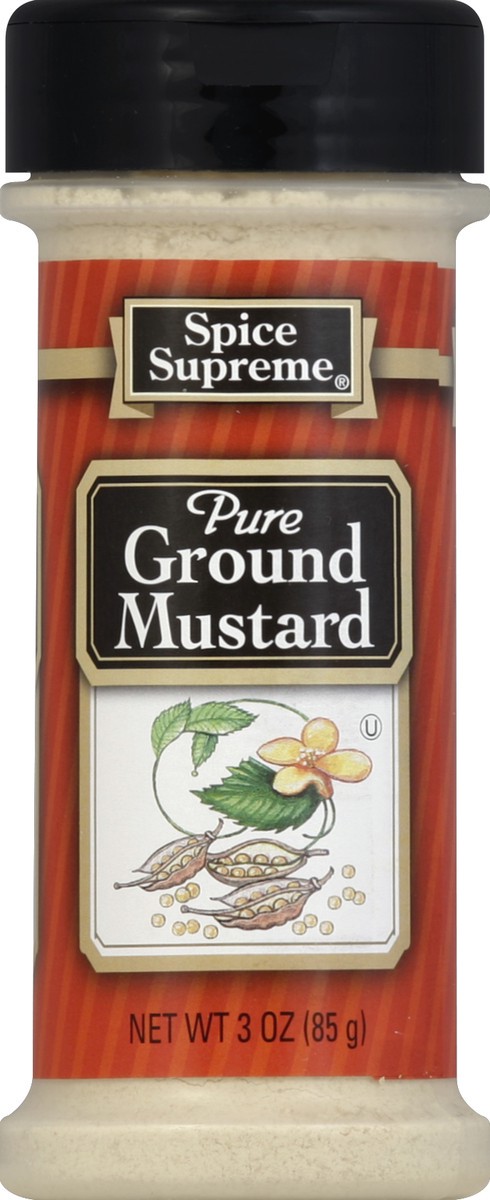 slide 2 of 2, Spice Supreme Ground Mustard, 3 oz