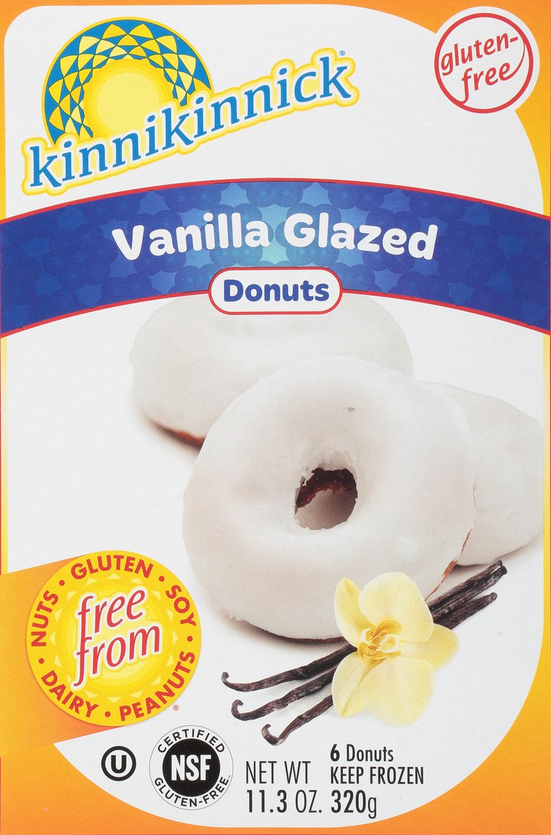 slide 6 of 9, Kinnikinnick Foods Kinnikinnick Frozen Vanilla Glazed Donut, 11.3 oz