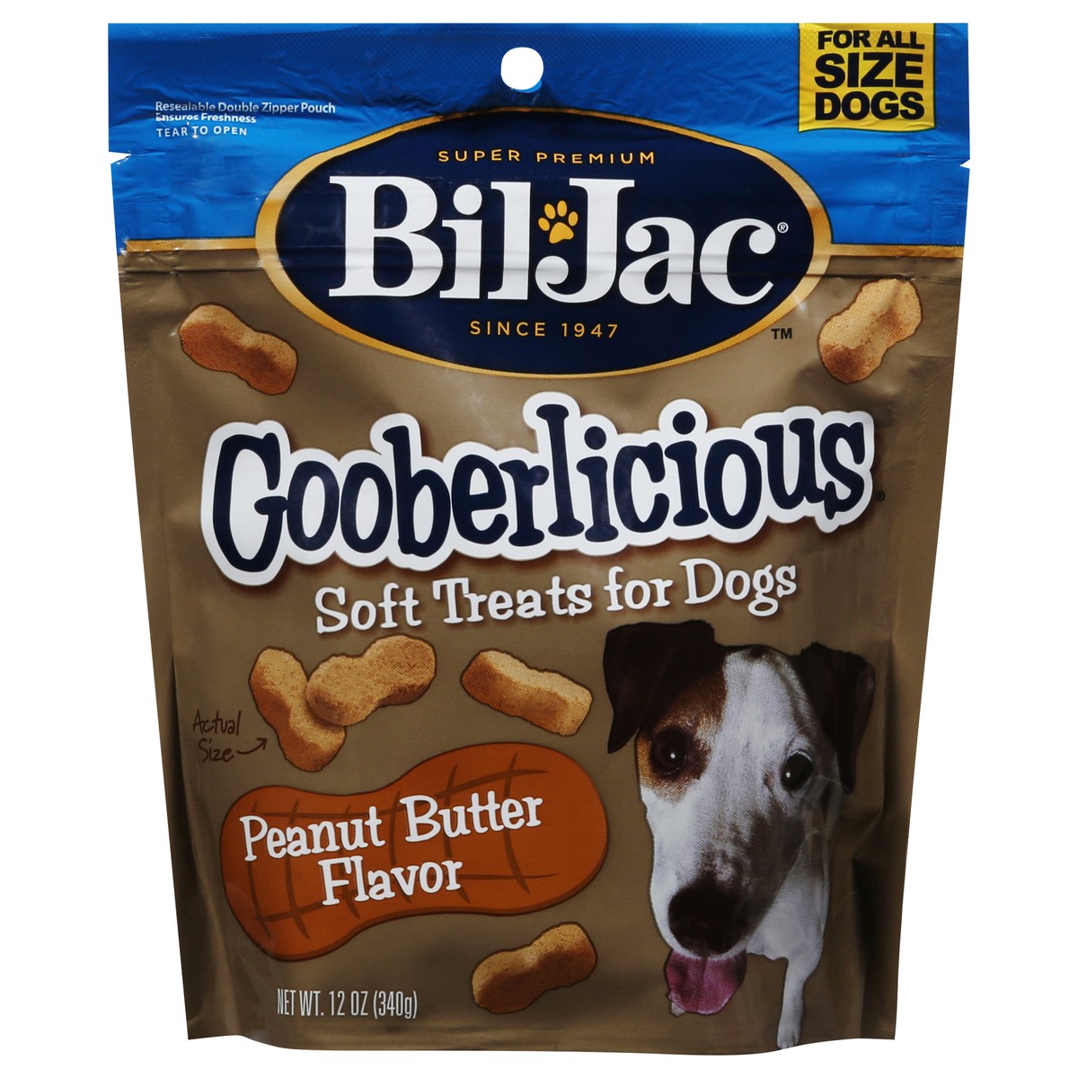 slide 13 of 15, Bil-Jac Gooberlicious Peanut Butter Flavor Soft Treats For Dogs, 12 oz