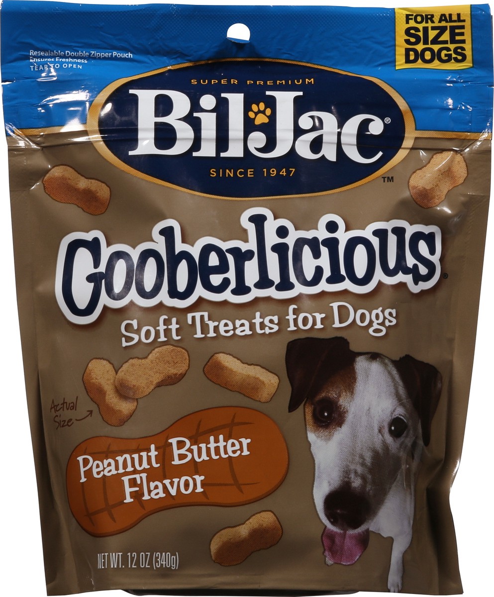 slide 15 of 15, Bil-Jac Gooberlicious Peanut Butter Flavor Soft Treats For Dogs, 12 oz