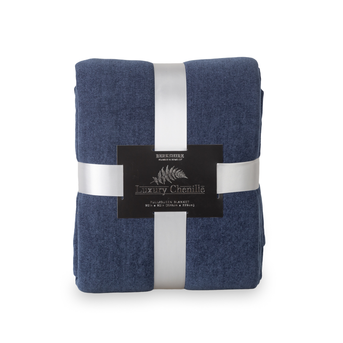slide 1 of 13, BERKSHIRE BLANKET Berkshire Wexford Chenille Blanket FQ Size, Historical Blue, 90 in x 90 in, 90 inx90 in