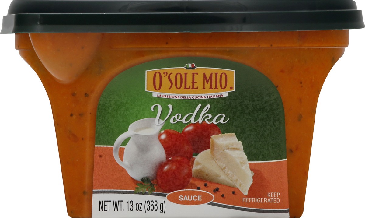 slide 1 of 10, O Sole Mio Vodka Sauce 13 oz, 13 oz