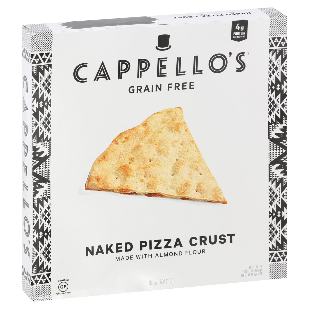 slide 10 of 13, Cappello's Grain Free Naked Pizza Crust 6 oz, 6 oz