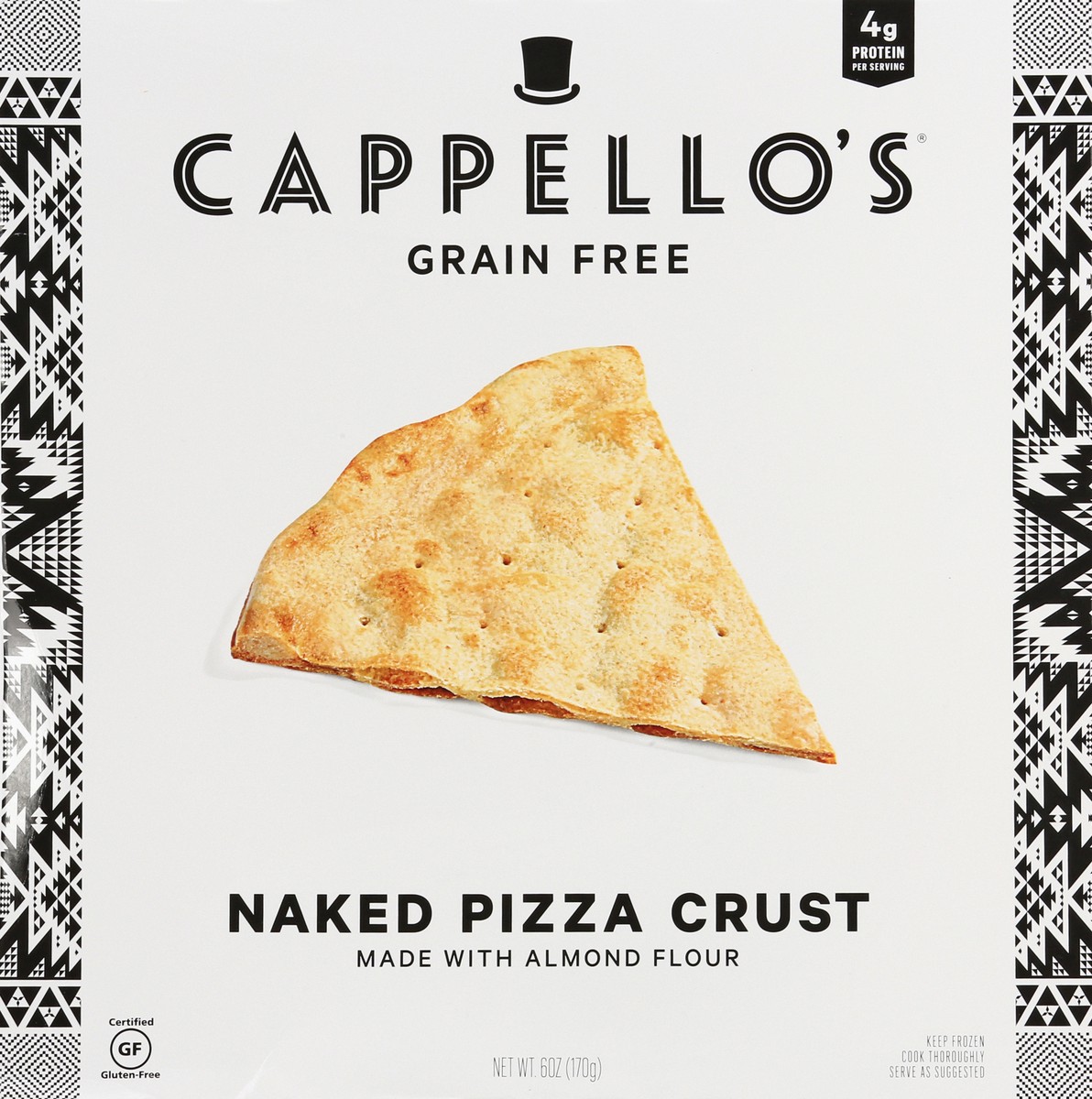 slide 1 of 13, Cappello's Grain Free Naked Pizza Crust 6 oz, 6 oz