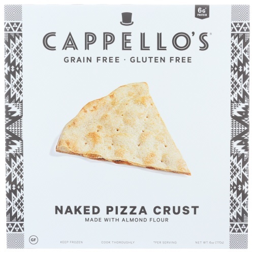 slide 1 of 1, Cappello's Gluten Free Naked Crust, 6 oz