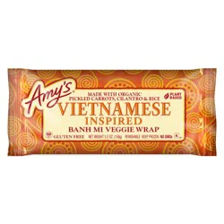Amy's Kitchen Vietnamese Bahn Mi Wrap, Vegan, Gluten Free, 5.5 oz
