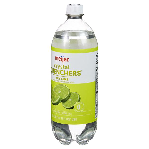 slide 6 of 29, Meijer Key Lime Crystal Quenchers - 1 liter, 1 liter