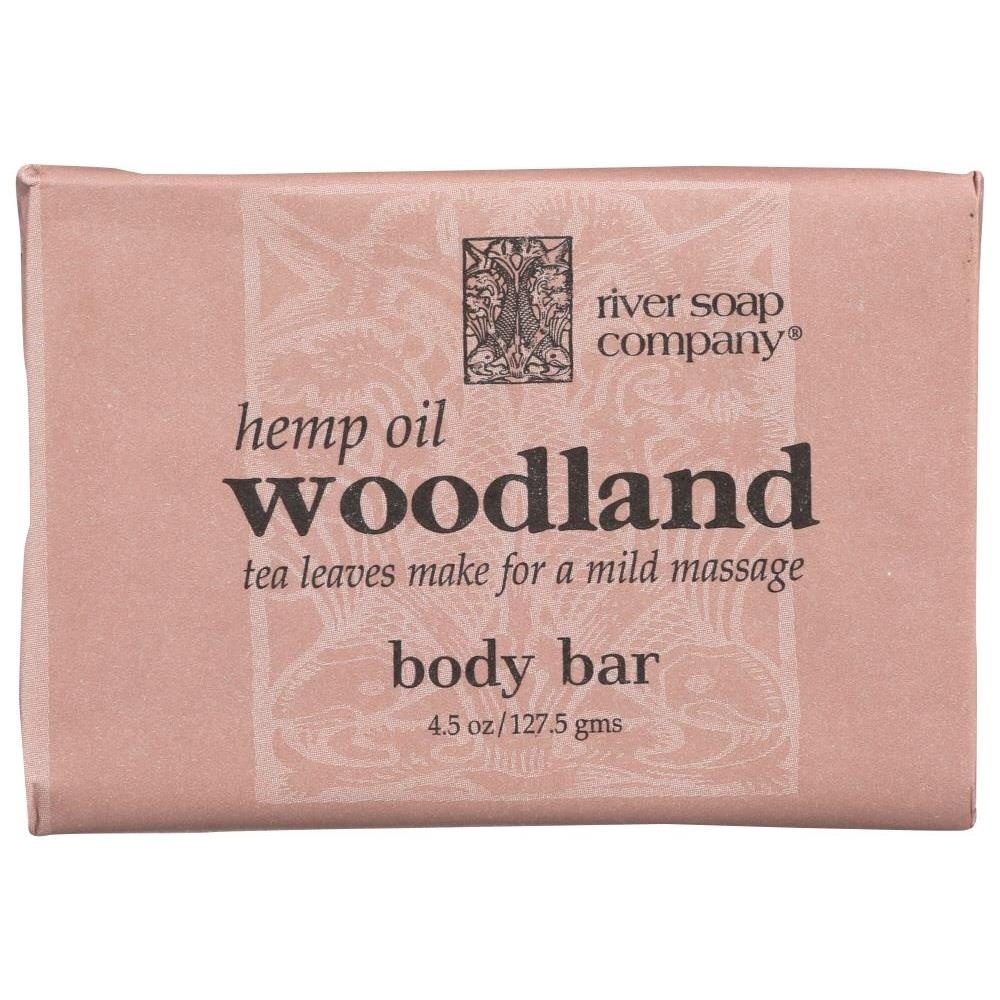slide 1 of 1, River Soap Company Woodland with Hemp Seed Oil Soap, 4.5 oz