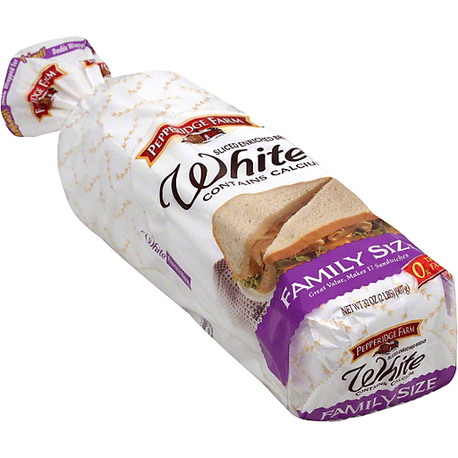 slide 2 of 3, Pepperidge Farm Large White Bread, 32 oz