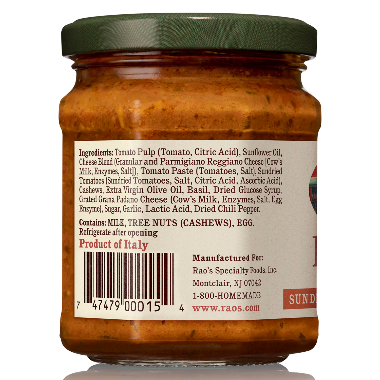 slide 2 of 7, Rao's Homemade Homemade Sundried Tomato Pesto 6.7 oz, 6.7 oz