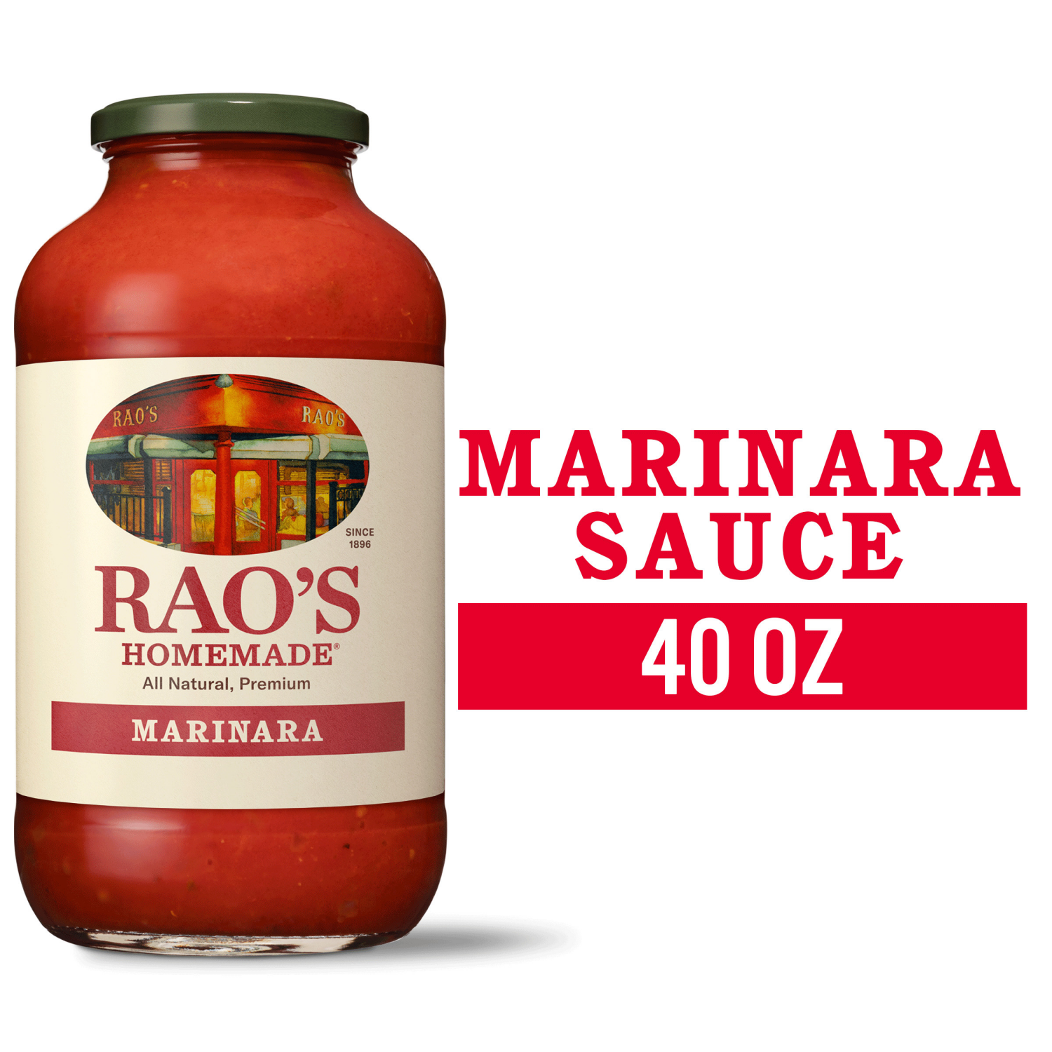 slide 1 of 8, Rao's Homemade Homemade Marinara 40 oz, 40 oz