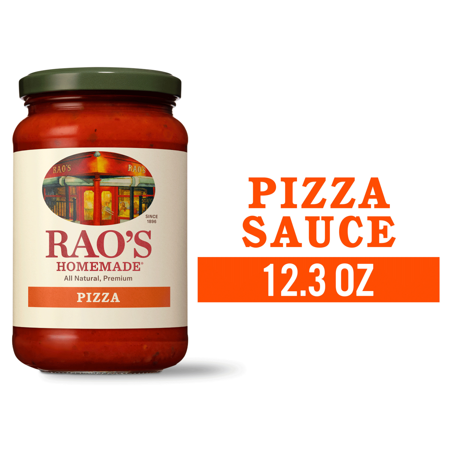 slide 1 of 8, Rao's Homemade Pizza Sauce 12.3 oz, 12.3 oz