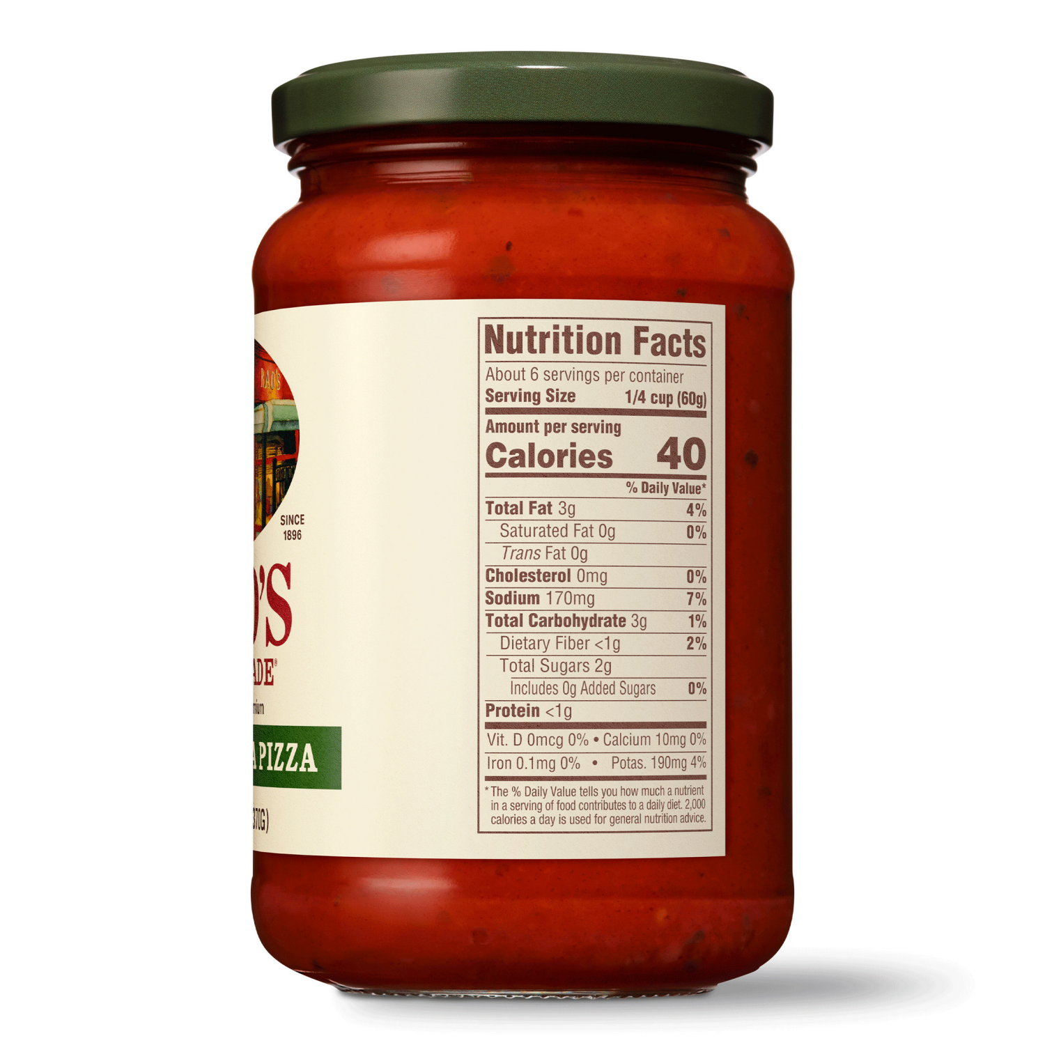 slide 5 of 8, Rao's Homemade Margherita Pizza Sauce 12.3 oz, 12.3 oz