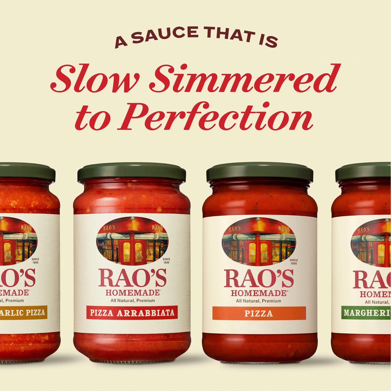 slide 6 of 8, Rao's Homemade Margherita Pizza Sauce 12.3 oz, 12.3 oz