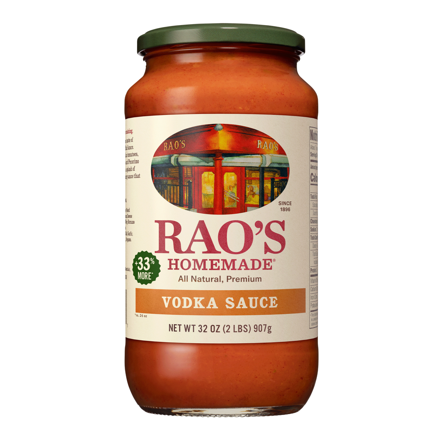 slide 2 of 7, Rao's Homemade Homemade Vodka Sauce 32 oz, 32 oz