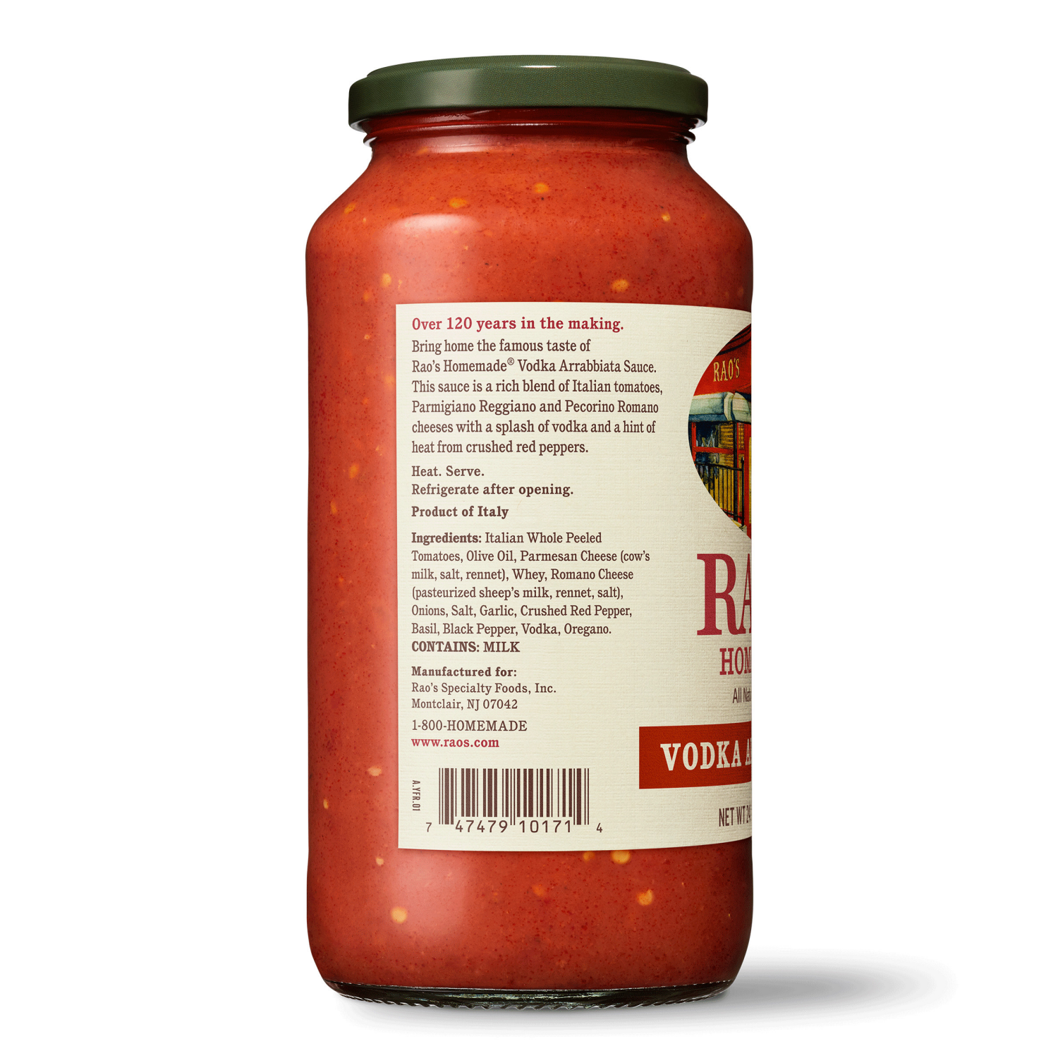 slide 4 of 8, Rao's Homemade Vodka Arrabbiata Sauce 24 oz, 24 oz