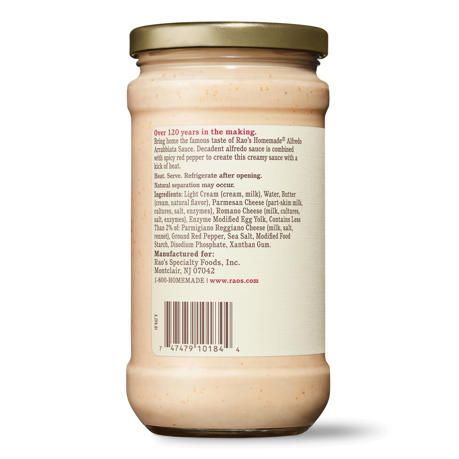 slide 4 of 8, Rao's Homemade Alfredo Arrabbiata Sauce - 15 oz, 15 oz