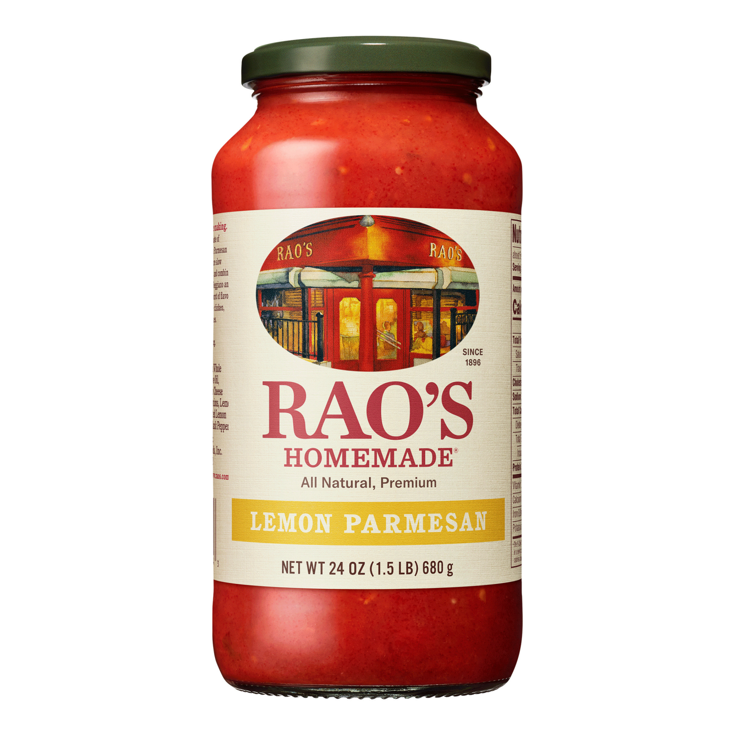 slide 2 of 5, Rao's Homemade Lemon Parmesan Sauce 24 oz, 24 oz