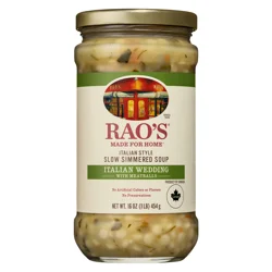 Rao's Homemade Italian Style Slow Simmered Italian Wedding with Meatballs Soup 16 oz