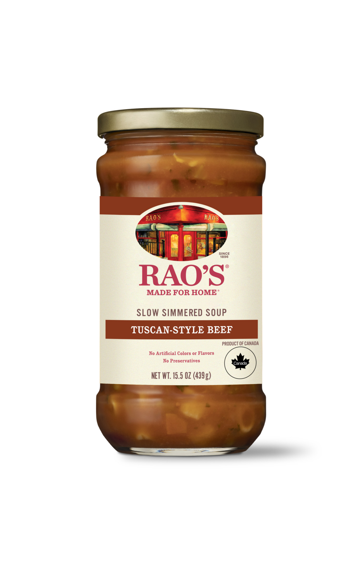 slide 1 of 3, Rao's Made for Home Slow Simmered Tuscan-Style Beef Soup 15.5 oz, 15.5 oz