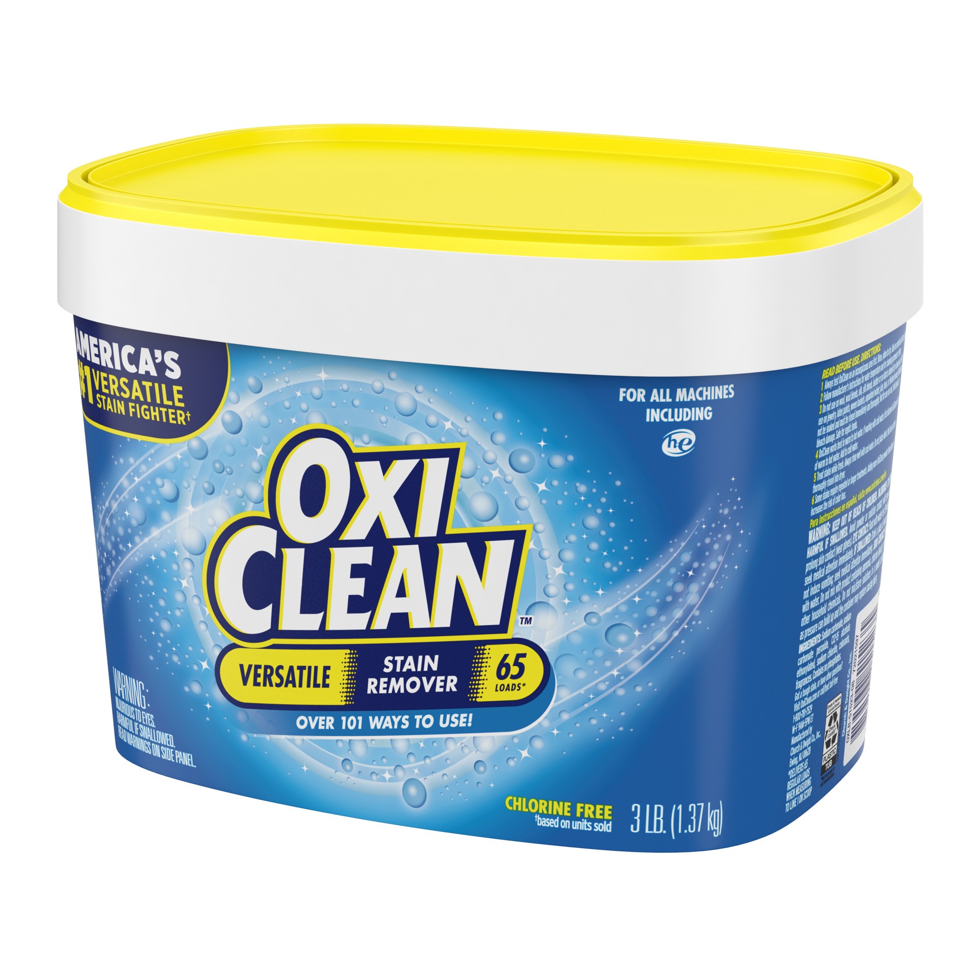 slide 4 of 5, Oxi-Clean Versatile Stain Remover Powder, 3 lb, 48 oz