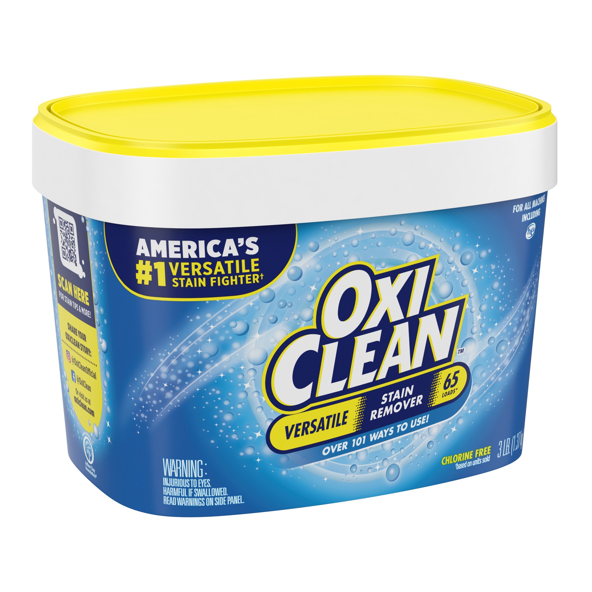 slide 3 of 5, Oxi-Clean Versatile Stain Remover Powder, 3 lb, 48 oz