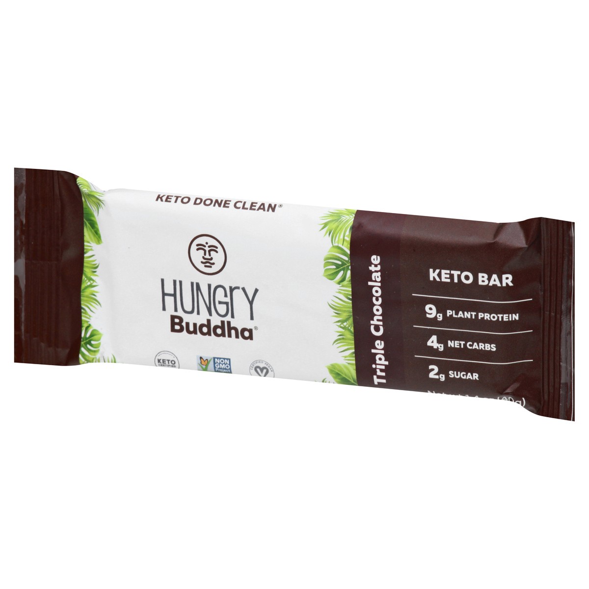 slide 8 of 13, Hungry Buddha Triple Chocolate Keto Bar 1.4 oz, 1.4 oz