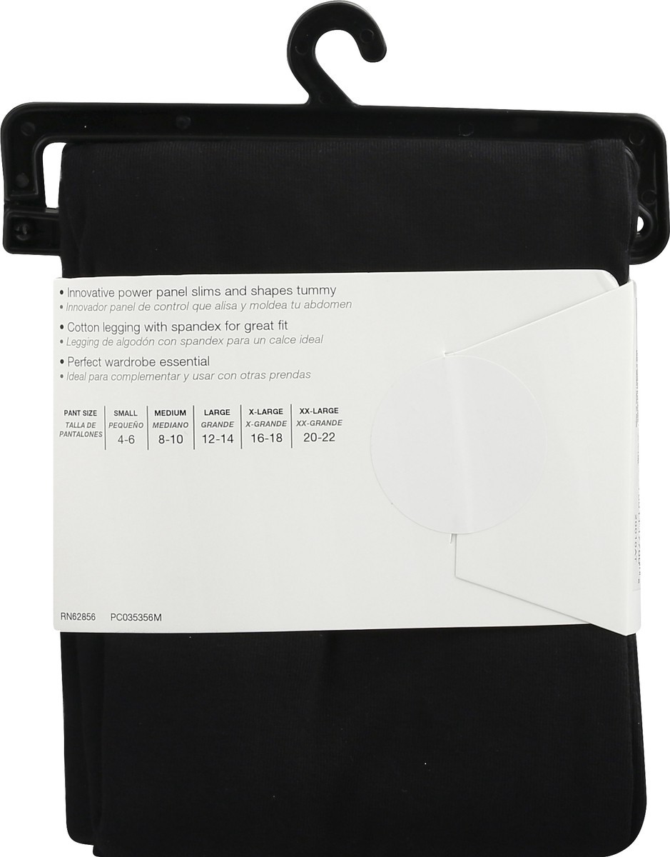 slide 10 of 11, No Nonsense Great Shapes Large Black Leggings 1 ea, 1 ct