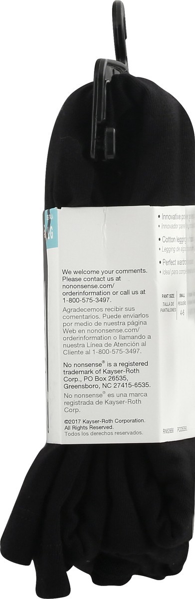 slide 4 of 11, No Nonsense Great Shapes Large Black Leggings 1 ea, 1 ct