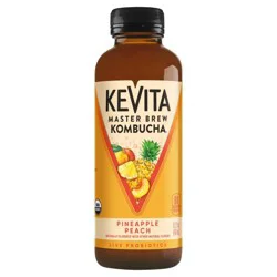 KeVita Kombucha, Pineapple Peach